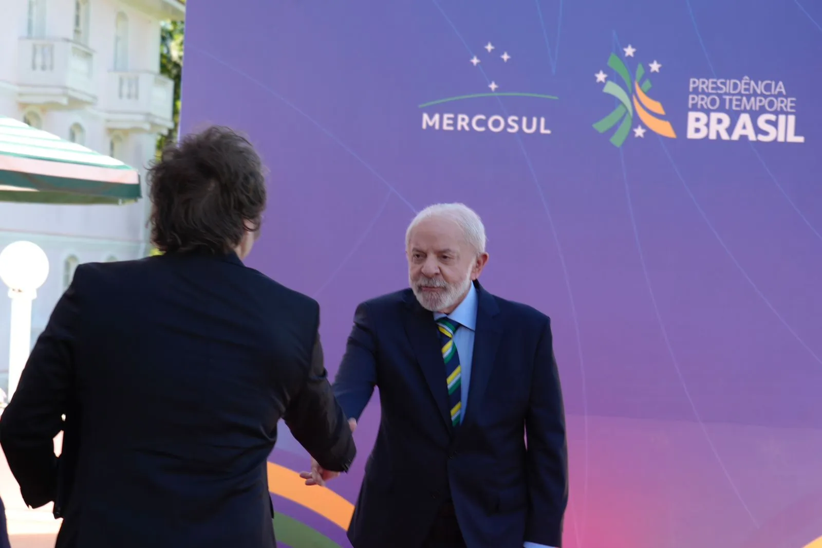 Javier Milei and Lula in December 2025.