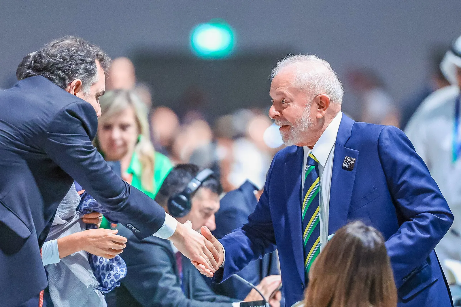 Lula at the opening session of the COP28 Presidency, in Dubai, on December 1, 2023.