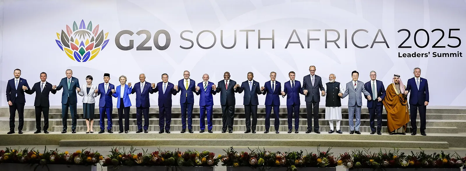 Lula in the official photo of the G20 Leaders' Summit, in Johannesburg, on November 22, 2025.